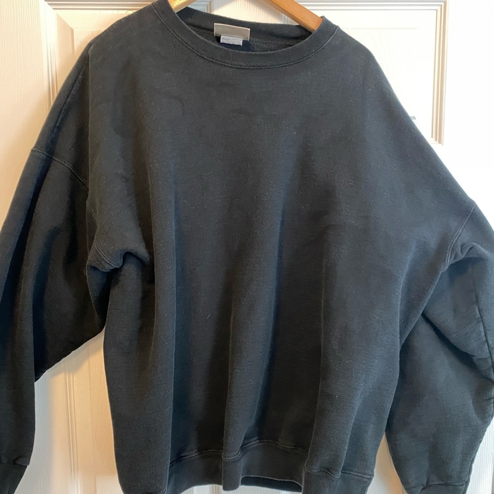Men’s 2XL XXL black Hanes sweatshirt